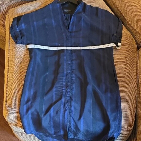 rag & bone Dark Blue Striped Shirt A-6 - Picture 7 of 7